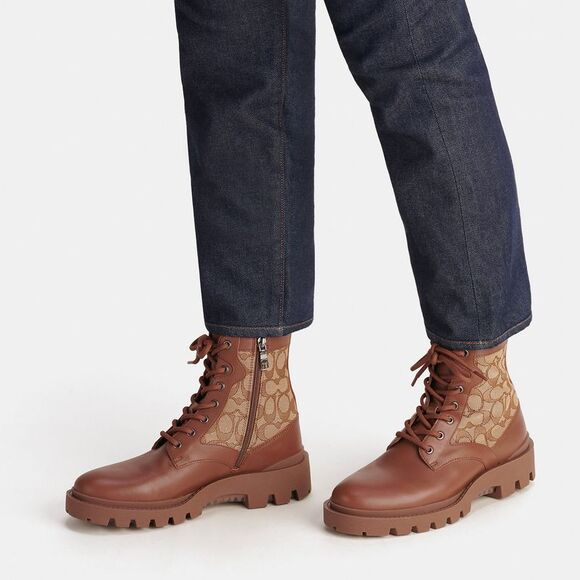 NWT Coach Outlet Citysole Boot Signature Jacquard - Picture 5 of 6